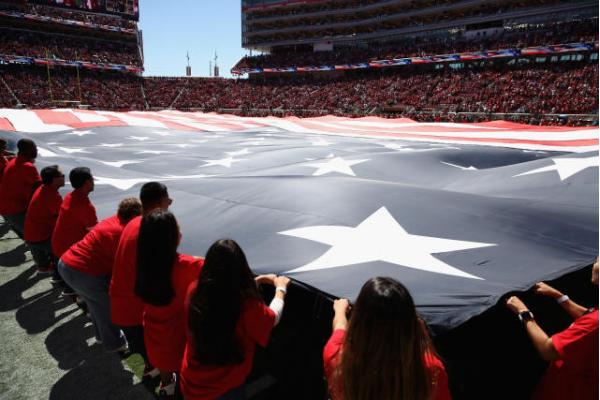 Professional Screen Printed Custom Big Giant Flag Stadium Sport Event Advertising
