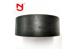 China Black Rubber Metal Pipe Connector Rubber Flexible Joint For Heating Engineering supplier