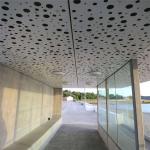 Square Edge Perforated Metal Panel 0.4mm-3mm PVDF Custom Perforated Aluminum Sheet for sale