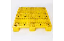 China 1200X1000X150mm LYCW-1210C Blue Plastic Pallet With Steel Bar supplier