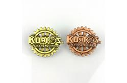 China Customized Enamel Pin Badge for Company Uniform and Identification supplier