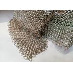 Stainless Steel Welded Ring Metal Mesh Curtain Security 0.53mm X 3.81mm for sale