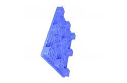 China Stackable Static Load 2T Blue Plastic Pallets For Warehouse 120*100cm supplier
