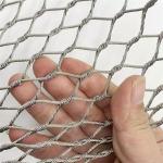 Stainless Steel Knotted Outdoor Aviary Netting Poultry Netting Zoo Animal Rope Mesh for sale