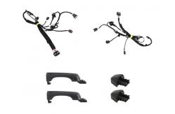 China Black Plastic Car Pull Handle With Auto Sense Technology supplier