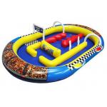Family Gardens Inflatable Amusement Park With Speedboat Race Track for sale