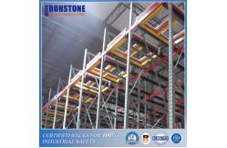 China Safe Loading And Retrieval Push Back Racking Storage System supplier