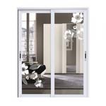 Powder Painted Aluminium Glass Sliding Doors / Aluminum Window Frame Extrusions