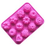 Non Stick Food Grade Silicone Candy Mold 21*16*2.5cm for sale