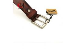 China Durable Mens Genuine Leather Belt Width 3.8cm Antiwear Multipurpose supplier