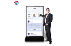 China Large Format 75 Inch Indoor Digital Signage Display Logo Print supplier