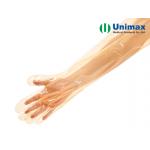 Orange UNIMAX Long Veterinary Gloves Disposable for sale