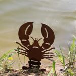 Weather Resistant Garden Metal Ornaments Rust Resistant Easy To Install