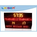 Personalized Football Stadium Scoreboard , Digital Score Display Board 150kgs for sale