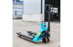 China Manual Hand Pallet Truck With Printer and digital pallet scale supplier