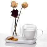 ODM Double Wall Glass Insulated Coffee Glasses 6oz 8oz 10oz 12oz for sale