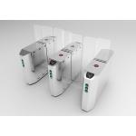 RFID Control Full Height Sliding Flap Turnstile Gate Face Recognition for sale