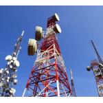 Four-Column Angle Steel Tower With Lightning Protection Device for sale