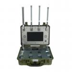 Long distance 5km 100-6000MHz uav suitcase detection high sensitivity, networkable and waterproof for sale