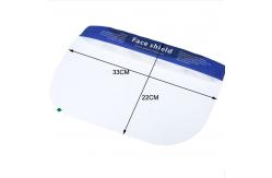 China Anti Fog Disposable Protective Face Shield PET Spatter Prevent Protection supplier