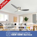 Remote Control LED Ceiling Fan with Low Profile Design and Energy Saving Function