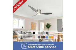 China Remote Control LED Ceiling Fan with Low Profile Design and Energy Saving Function supplier