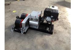 China 50KN Fast Speed Cable Winch Puller Gasoline Engine Winch Double Drum supplier