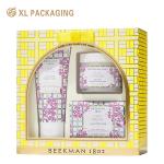 Custom Luxury Gift Box Packaging With Window Custom Printed For Cosmetic Skincare Sets Luxury Custom Cosmetic Box for sale