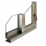 6063 / 6061 Construction Aluminum Profile , Window / Door Aluminum Extrusion Profiles for sale