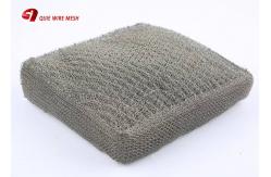 China Compressed Knitted Stainless Steel Woven Metal Wire Mesh For Filtration And Cleaning supplier