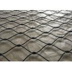 304 / 316 Inox Black Oxide Stainless Steel Rope Mesh For Animal Enclosure / Balustrade for sale