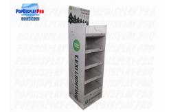 China Temporary Cardboard Shelf Display Led Lights CMYK / 4C Print For Holidays supplier