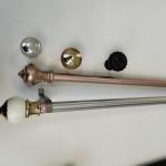 6.3 Metres Gold 28mm Long Heavy Duty Curtain Rods for sale