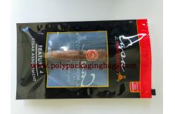 China Resealable Slider Zipper And Window OPP Cigar Tobacco Bag supplier