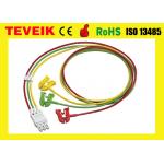 HP Medical Patient Monitor ECG Cable M1672A EKG Cable 3 leads Clip IEC for sale