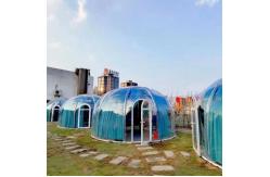China Easy Building Transparent Igloo Tent Diameter 5m For Leisure Facilities supplier