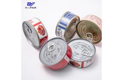 China D83x38mm Round Tins With Lids Empty Tinplate Beef Can Silver Or Customized supplier