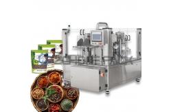 China Multihead Automatic Food Packaging Machine With Weighing Filling Functions Plastic Pouches Premade Bags supplier