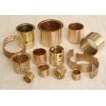 Oil Apertures Wrapped Bronze Plain Bush Bearing For Engineering Machines for sale