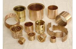 China Oil Apertures Wrapped Bronze Plain Bush Bearing For Engineering Machines supplier