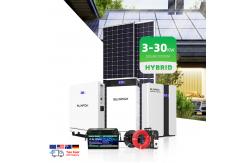 China 3KW 5KW 10KW Hybrid Solar Power System with Lithium Battery supplier
