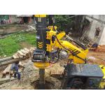 Engine Excavator Pile Driver Attachment 50kNm Bore Pile Deep Well Drilling Machine for sale