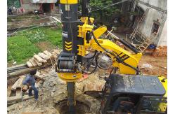 China Durable 20m 1100mm 50KNm Hydraulic Crawler Drill Machine Rotary Piling Rig supplier