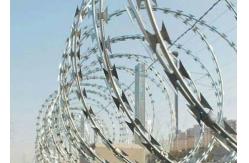 China Q235 PVC Razor Barbed Concertina Wire Coil High Security supplier