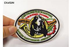 China Custom Pet Dog Club Stick On Embroidered Patches No Minimum Eco - Friendly supplier