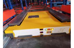 China High Density Q235 Steel Pallet Racking Radio Shuttle Shelving Easy Operation supplier