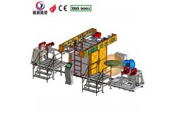 China Automatic Control System Manufacturing Plant Shuttle Rotomolding Machine supplier