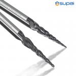 1/2 Shank Diameter Single End Tapered End Mill Bit for High Precision Cutting for sale