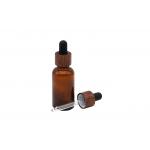 15Ml Pretty Bamboo Dropper Essential Oil Bottle , Empty Glass Oil Bottles for sale
