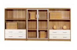 China 1.2m Low Height Office File Cabinets Light Cherry Appearance No Sharp Edge supplier